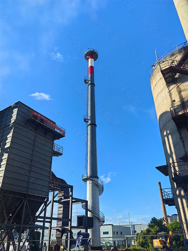 江西永新钢烟囱安装